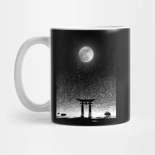 Japan Night of Torii Gate Mug